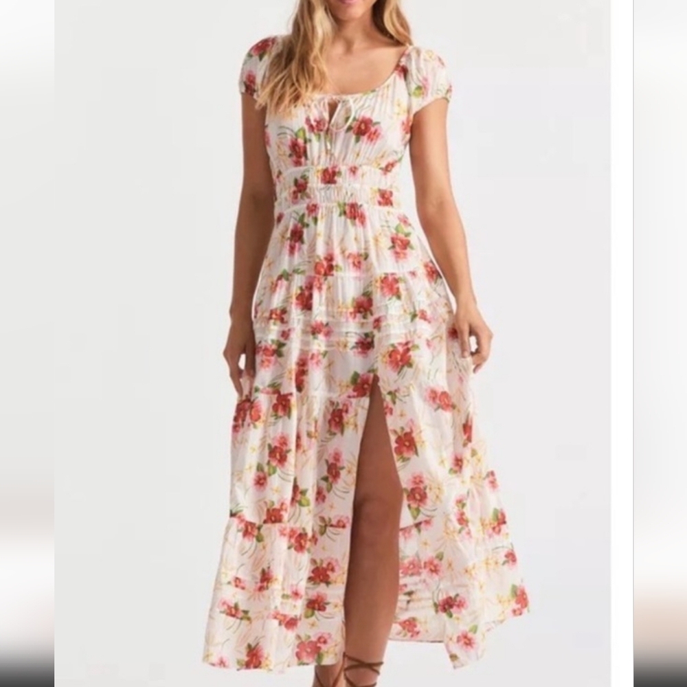 LoveShackFancy Magdaline Floral Midi